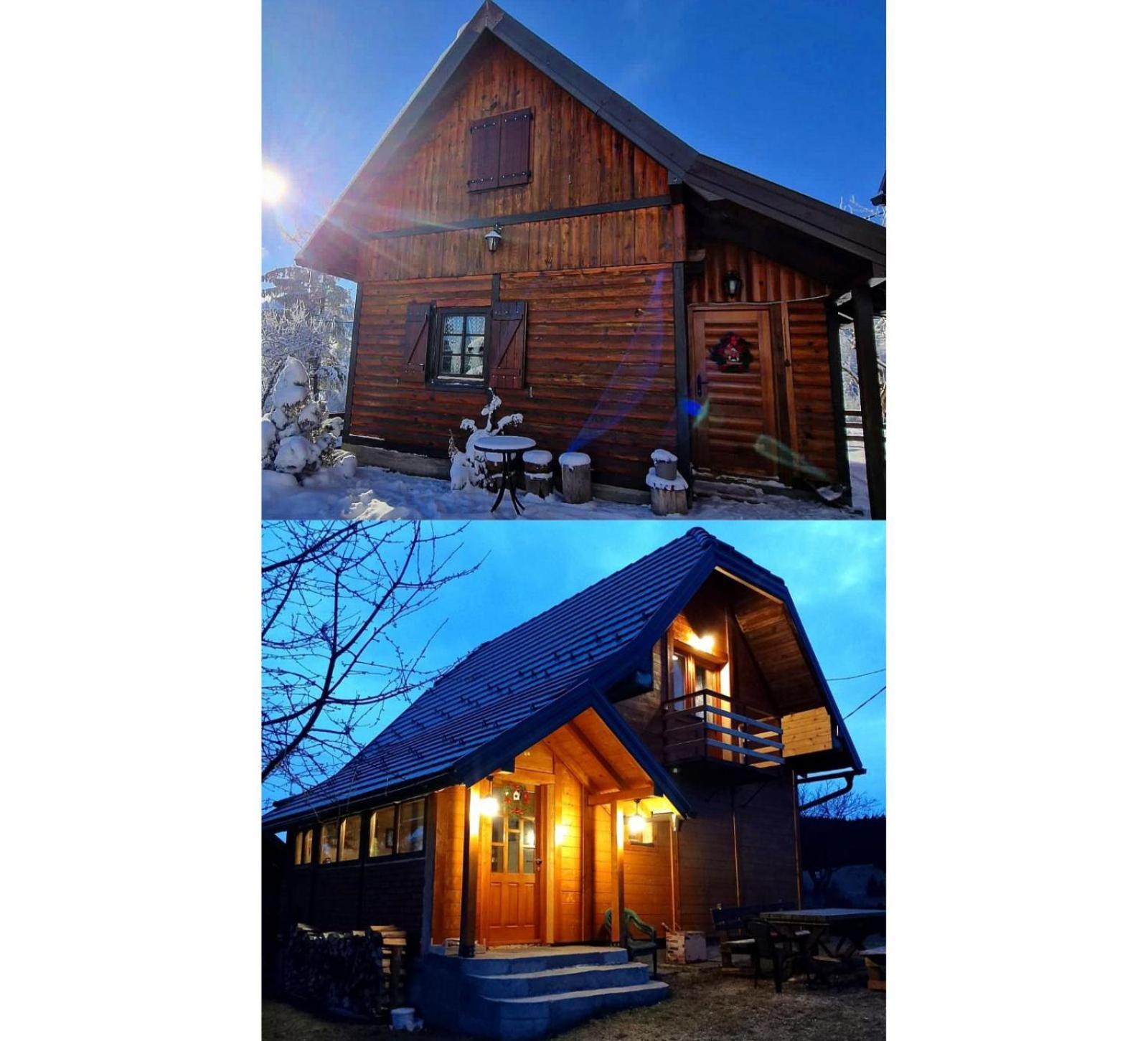 Brvnare Na Brdu Villa Sljivovica  Bilik gambar